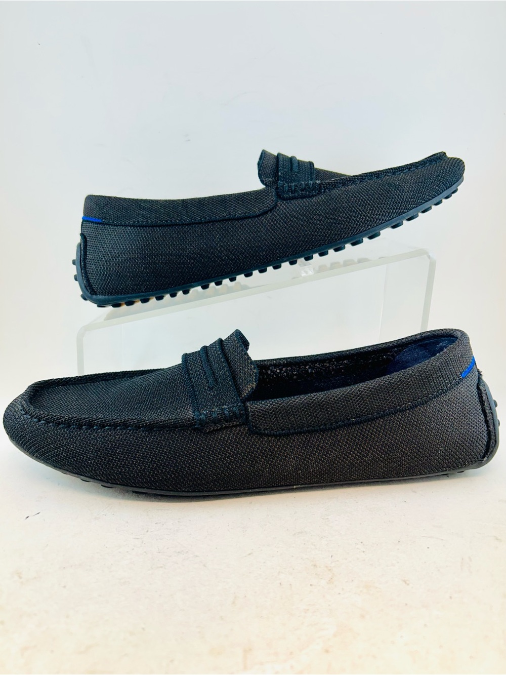 Rothy's Black Driver Slip On Knit Loafers, size 10.5 EU 41.5 - Picture 5 of 11
